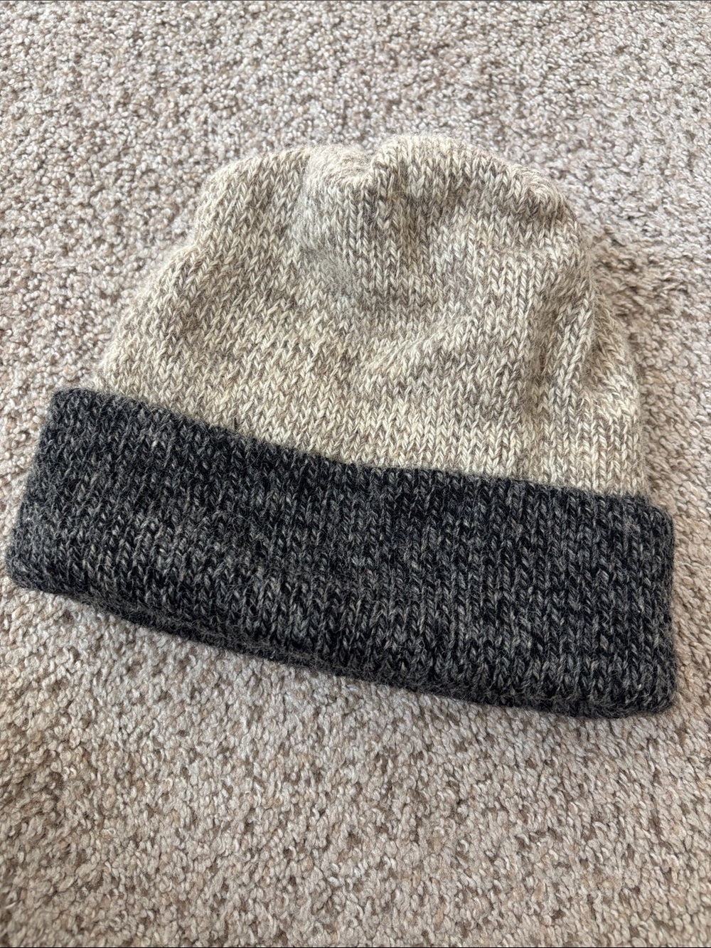 Eddie Bauer Wool Blend Beanie Hat One Size Winter Minimalist Cold Weather Cozy